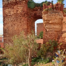 Part of the ancient city wall of Silves